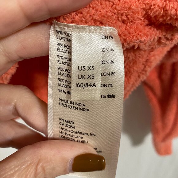 Free‎ People Cabin Fever Terrycloth Sweater Pink Size XS - Picture 3 of 7